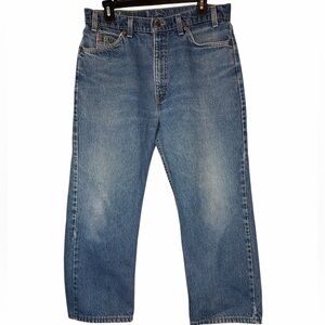 Vintage 1997 Orange Tab Levi’s 505 Straight Leg 34 x 25